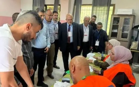 نسبة الاقتراع تصل إلى 40.62% في انتخابات المجالس المحلية بفلسطين حتى الساعة الخامسة مساء