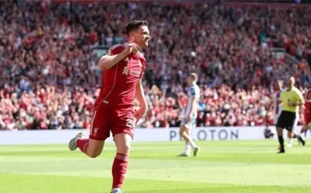 ليفربول يحقق فوزاً ساحقاً بثلاثية على كريستال بالاس في الدوري الإنجليزي فيديو