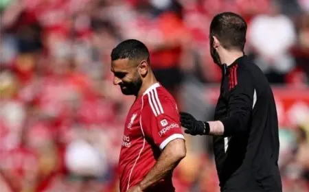 محمد صلاح يتعرض لإصابة جديدة في سلسلة إصابات النجوم قبل انطلاق كأس العالم 2026