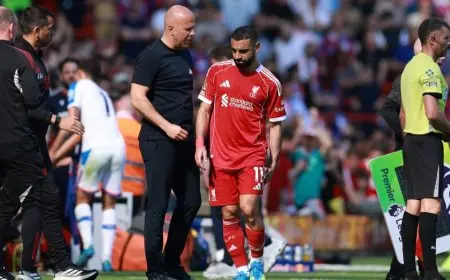 صدمة في ليفربول بعد إصابة محمد صلاح وموعد عودته المتوقع