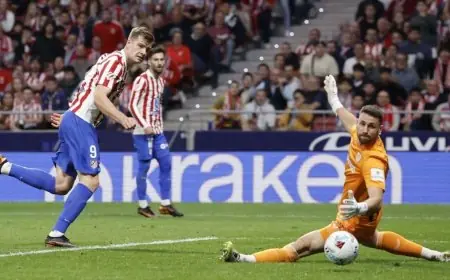 سورلوث يشعل انتفاضة أتلتيكو مدريد بفوز مثير على بلباو ويعكس سلسلة الخسائر