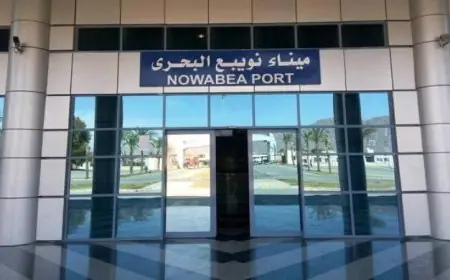 إغلاق ميناء نويبع البحري بجنوب سيناء بسبب الأحوال الجوية السيئة