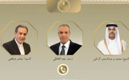 وزير الخارجية يناقش مع رئيس وزراء قطر ووزير خارجية إيران سبل تعزيز التهدئة الإقليمية