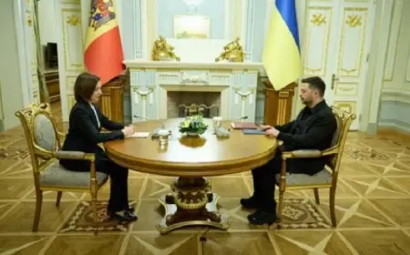 زيلينسكي وساندو يناقشان دعم مولدوفا لأوكرانيا في إطار تحالف الراغبين