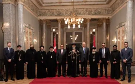 البابا تواضروس يقوم بزيارة تاريخية إلى القنصلية المصرية في إسطنبول