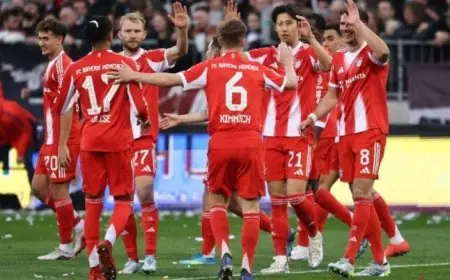 بايرن ميونخ يعلن تشكيلته لملاقاة باريس سان جيرمان في نصف نهائي دوري أبطال أوروبا بقيادة هاري كين في خط الهجوم