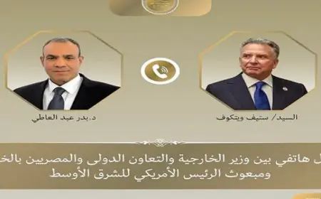 وزير الخارجية يؤكد على ضرورة استمرار النهج التفاوضي لوقف إطلاق النار وإنهاء الحرب في تصريحات لـ ويتكوف