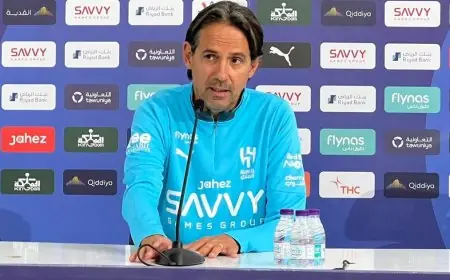 إنزاغي يكشف معاناة الهلال ويؤكد جهله بموعد عودة كوليبالي