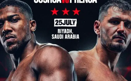 جوشوا يستعد للعودة إلى حلبات الملاكمة بنزال مثير في الرياض هذا العام