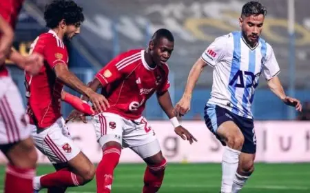 تعادل سلبي مثير بين الأهلي وبيراميدز في الشوط الأول بالدوري الممتاز