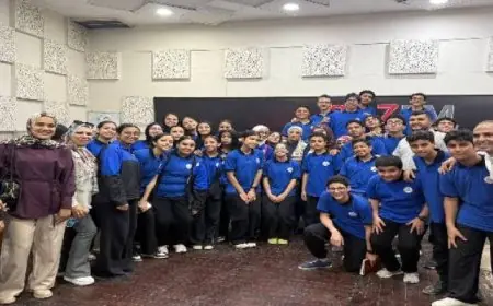 طلاب المدرسة المصرية اليابانية يستكشفون استوديوهات قناة النيل للأخبار وراديو مصر في زيارة ميدانية مثيرة