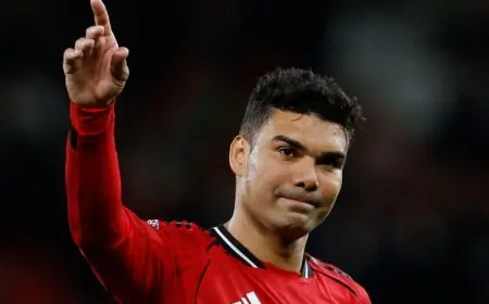 كاسميرو يسجل إنجازاً تاريخياً في الدوري الإنجليزي لم يحدث منذ عشرين عاماً