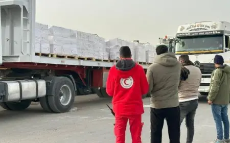 الهلال الأحمر المصري يرسل 4.685 طن من المساعدات الإنسانية الشاملة لتلبية احتياجات المتضررين