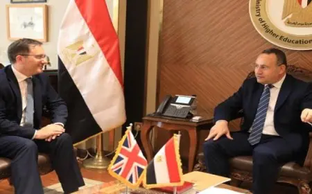 وزير التعليم العالي يتباحث مع السفير البريطاني لتعزيز فرص التعاون الأكاديمي بين مصر والمملكة المتحدة