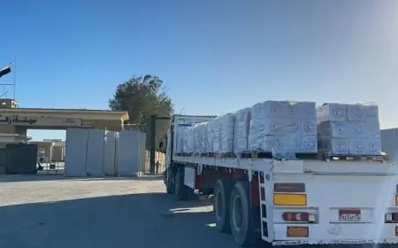 الهلال الأحمر المصري يرسل أكثر من 4685 طن مساعدات عبر زاد العزة 184 ويستقبل الدفعة 38 من الجرحى الفلسطينيين