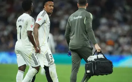 جراحة إيدر ميليتاو الناجحة تضعف آمال ريال مدريد في كأس العالم