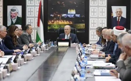 الوزراء الفلسطينيون ينددون بالتجريف الممنهج ضد الأرض والإنسان