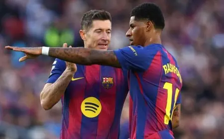 برشلونة يسعى لتمديد إعارة راشفورد من مانشستر يونايتد لتعزيز صفوفه