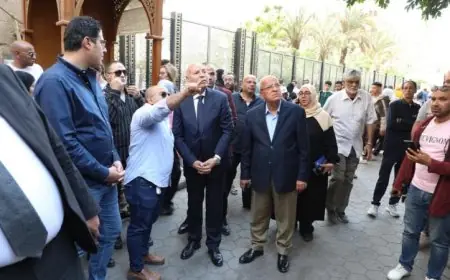 محافظ القاهرة يواصل متابعة تطوير منطقة القاهرة التاريخية وتحسين معالمها السياحية