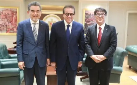 وزير الصحة يلتقي برئيس جامعة هيروشيما اليابانية لتعزيز الشراكة في التعليم الطبي