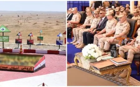 وزير الدفاع يشارك في المرحلة الرئيسية للمشروع التكتيكي بجنود بدر 2026