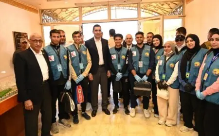 وزير الشباب والرياضة ومحافظ شمال سيناء يتفقدان أنشطة المدينة الشبابية بالعريش