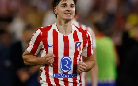 ألفاريز يتألق في هجوم أتلتيكو مدريد ضد أرسنال ولوكمان يثير المفاجآت