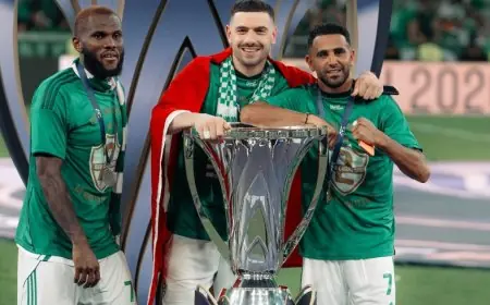 محرز يتألق في تشكيل الأهلي بطل آسيا لمواجهة النصر في دوري روشن