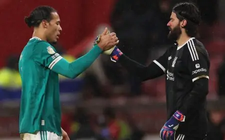 فان دايك يتحدث عن مغادرة أفضل حارس في العالم لفريق ليفربول