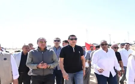 وزير الشباب والرياضة يقوم بجولة تفقدية في مركز شباب الشهداء بشمال سيناء