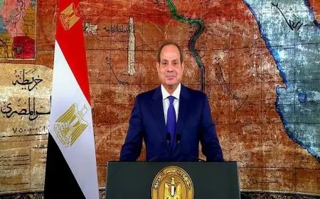 الرئيس السيسي يحتفل بعيد العمال في منطقة قناة السويس الاقتصادية