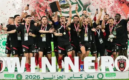 اتحاد العاصمة يتفوق على بلوزداد ويتوج بلقب كأس الجزائر في مواجهة مثيرة ضد منافس الزمالك