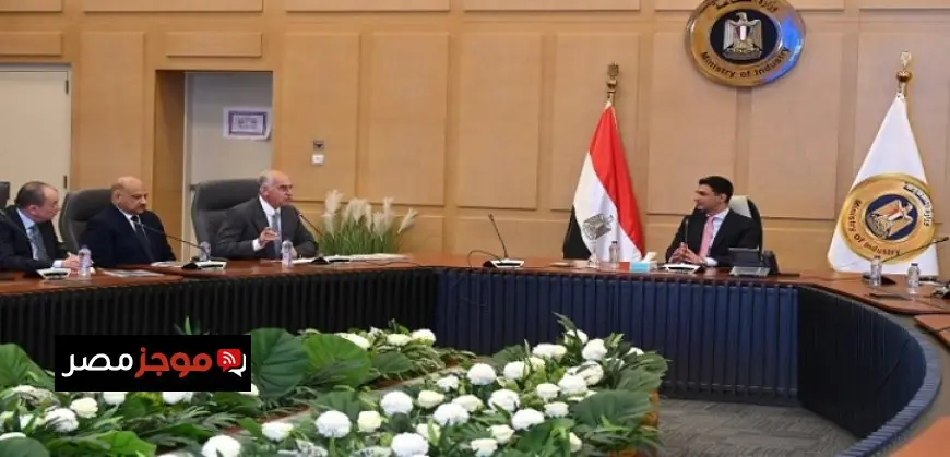 وزير الصناعة يناقش مع اتحاد الصناعات المصرية وجهاز مشروعات الخدمة الوطنية فرص تعزيز صادرات الرخام والجرانيت