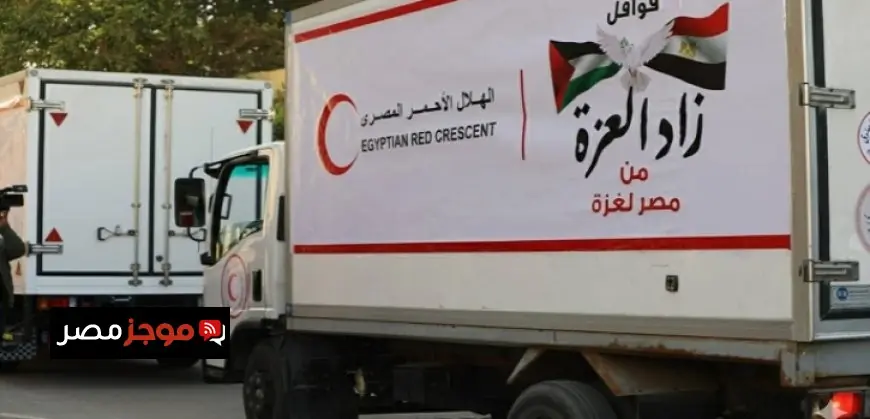 قافلة زاد العزة 170 تصل إلى الفلسطينيين في قطاع غزة لدعمهم وتلبية احتياجاتهم