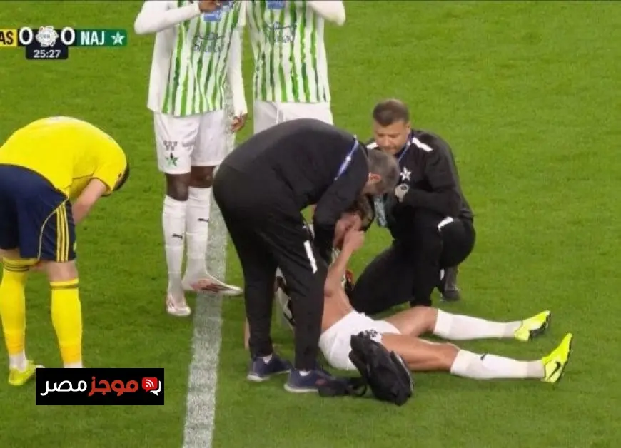 إصابة دونجا تلقي بظلالها على مباراة النصر والنجمة في الدوري السعودي