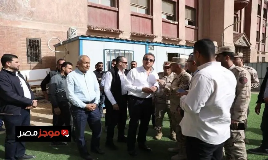 وزير الصحة يقوم بجولة تفقدية للتطوير الشامل لمستشفى أم المصريين