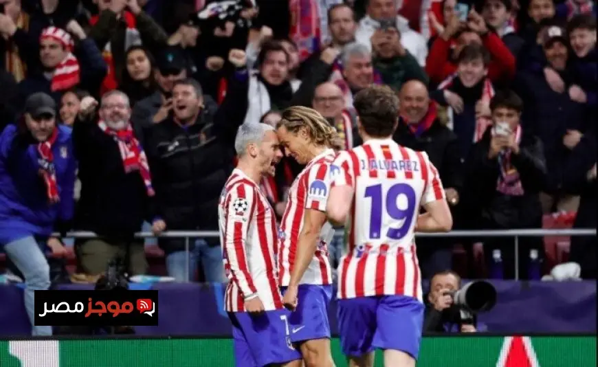 أتلتيكو مدريد يحقق هدفه الثاني في ربع نهائي دوري أبطال أوروبا ضد برشلونة فيديو
