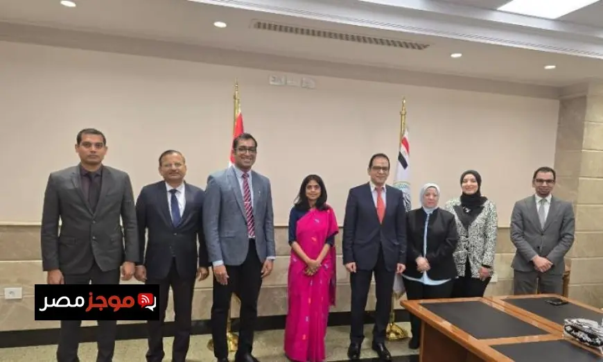 المركزي للمحاسبات يعقد محادثات مع الجهاز الأعلى للرقابة بالهند لتعزيز التعاون المشترك