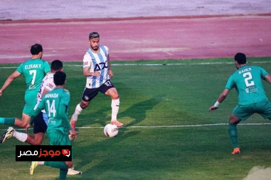 تعادل سلبي يهيمن على الشوط الأول في مباراة بيراميدز والمصري