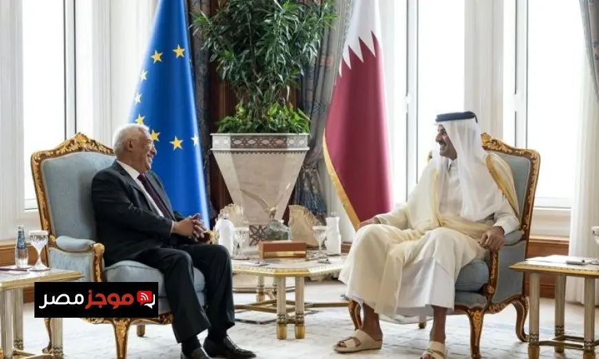 أمير قطر ورئيس المجلس الأوروبي يناقشان التطورات الإقليمية والدولية وأهم القضايا المشتركة