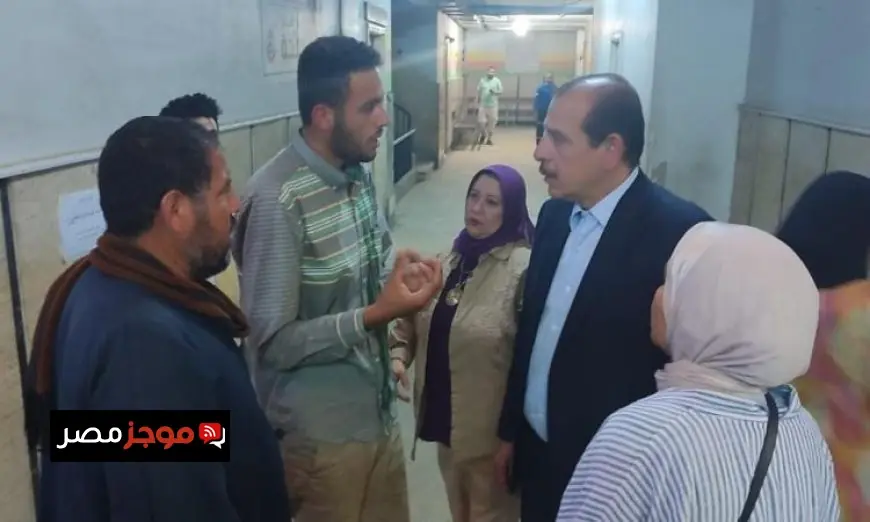 نائب وزير الصحة يقوم بزيارة مفاجئة لمستشفى 6 أكتوبر المركزي ويتخذ إجراءات التحقيق ضد المقصرين