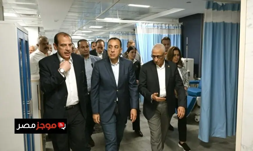 رئيس الوزراء يزور مستشفى العريش العام لتفقد مبنى الغسيل الكلوي الجديد