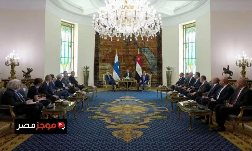 الرئيس السيسي يعبر عن فخر مصر بعلاقاتها المميزة مع فنلندا من خلال فيديو وصور حصرية