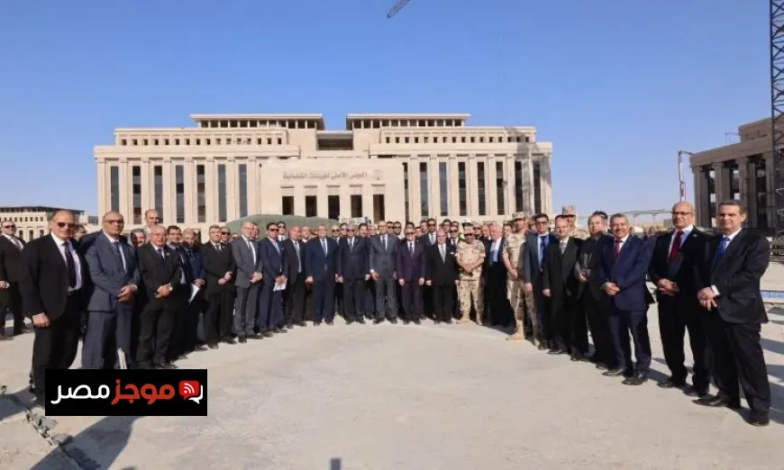 وزير العدل يشيد بمعدلات إنجاز “مدينة العدالة” ويتابع تطورات الموقف التنفيذي