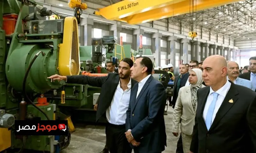 مدبولي يدشن مصنع جو ستيل لإنتاج المواسير الصلب باستثمارات 45 مليون دولار