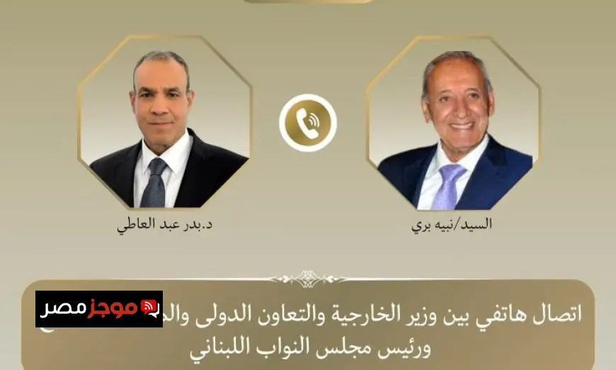وزير الخارجية يتحدث مع نبيه بري عن استمرار الجهود المصرية لدعم الاستقرار السياسي