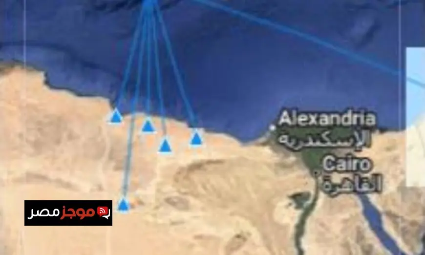 هزة أرضية قوية بقوة 5 درجات تضرب شمال مرسي مطروح على بعد 407 كيلومترات