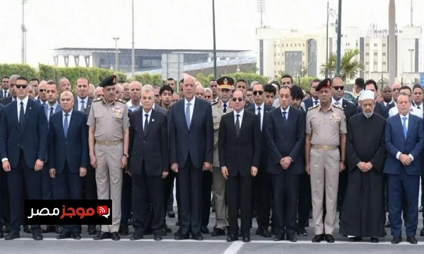 الرئيس السيسي يقود جنازة اللواء كمال مدبولي والد رئيس الوزراء في مشهد مؤثر بالصور