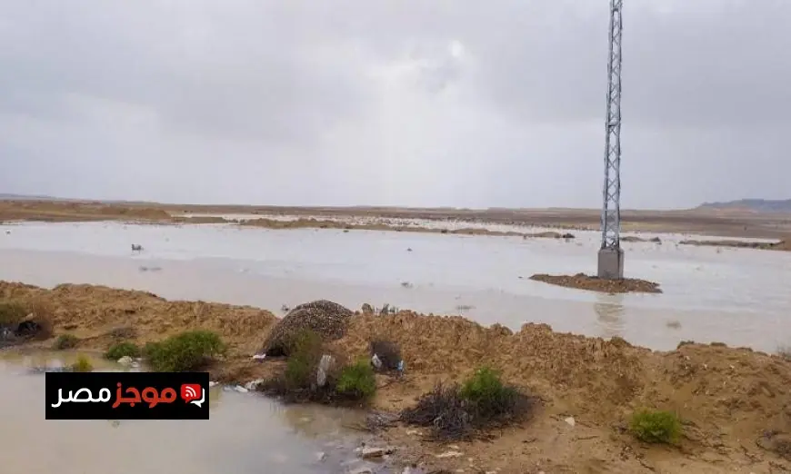 وزير الري يستعرض صور موقف السيول في محافظة شمال سيناء