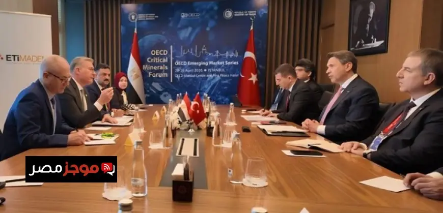 وزير البترول يناقش مع نظيره التركي آفاق التعاون في مجالات التعدين والطاقة